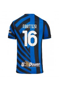 Inter Milan Davide Frattesi #16 Voetbaltruitje Thuis tenue 2024-25 Korte Mouw